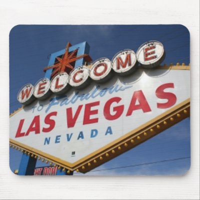 Welcome To Las Vegas mousepads