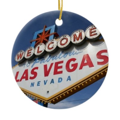 Welcome To Las Vegas ornaments