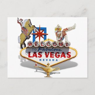 Welcome to Las Vegas postcard