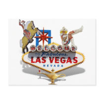 Welcome to Las Vegas postcards