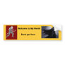 Welcome to Mcciky's world Bumper Sticker