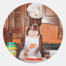 Welcome to my kitchen round sticker