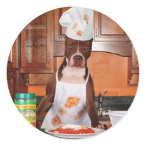 Welcome to my kitchen round sticker