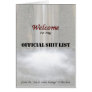 Welcome to My Official Shit List Greeting Cards