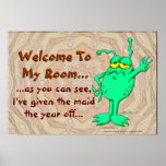 Welcome To My Room... posters