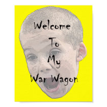 Welcome To My War Wagon Poster posters