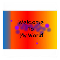 Welcome to My World posters