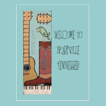 Welcome to Nashville Postcard 2 postcards