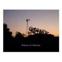 Welcome To Nebraska Postcard