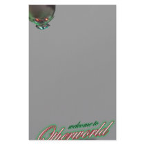 welcome to Otherworld funny zombie alien monster stationery by gothtshirts welcome to Otherworld funny zombie alien monster stationery