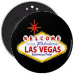 Welcome To Our Fabulous Las Vegas Anniversary Part buttons