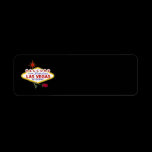 Welcome To Our Fabulous Las Vegas Wedding Label labels