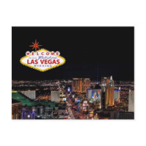 Welcome To Our Fabulous Las Vegas Wedding Postcard