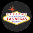 Welcome To Our Fabulous Las Vegas Wedding Sticker