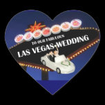 Welcome To Our Fabulous Las Vegas Wedding Sticker stickers