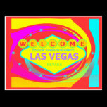 Welcome To Our Fabulous Party Las Vegas Postcard postcards