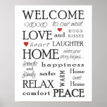 Welcome to Our Nest Print