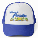 Welcome to Paradise Hat by Method77 Welcome to Paradise Hat