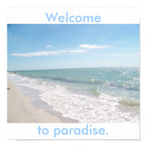 Welcome to paradise. posters
