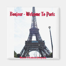 WELCOME TO PARIS (MOJISOLA A GBADAMOSI) FRIDGE MAGNETS