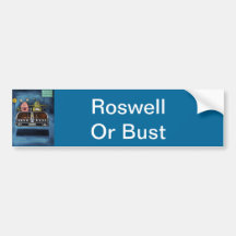 Welcome To Roswell Bumper Sticker