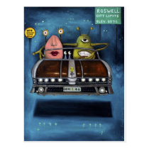 Welcome To Roswell postcards