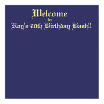 Welcome, to, Roy's 90th Birthday Bash!! posters by car21car Welcome, to, Roy's 90th Birthday Bash!! posters