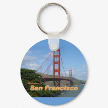 Welcome to San Francisco - Golden Gate Bridge keychains