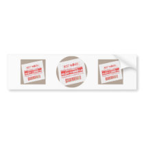 Welcome to the club bumper stickers