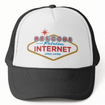 Welcome to the Fabulous Internet - open 24hrs Hat
