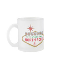 Welcome To The Fabulous North Pole (Vegas Sign) mugs