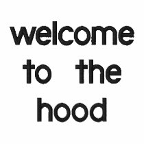 welcome to the hood embroidered shirts by jaynial welcome to the hood embroidered shirts