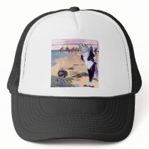 Welcome to the Lobster Quadrille Mesh Hat