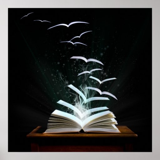 Welcome to the magical world of reading! posters