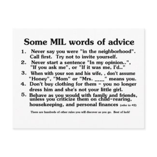 5 advices for mother in laws