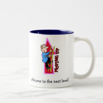 Welcome to the next level! mugs