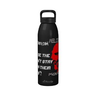 Welcome to the party - wickedzombies water bottle