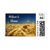 Welcome to Ukraine. Stamp