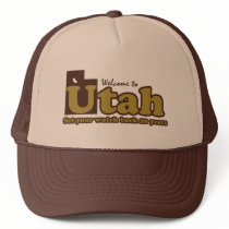 Welcome to Utah Parody hats by BoogieMonst Welcome to Utah Parody hats