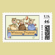 Welcome Triplets stamps