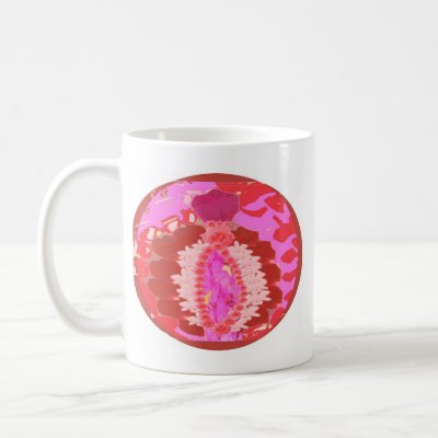 Welcome Warm Floral Vegina Spread Coffee Mugs by erotic