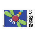 Welcome with Mr. Dragonfly Postage Stamps