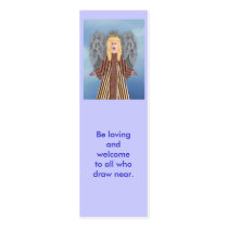 welcoming Angel, Bookmark business cards by SeaAngel welcoming Angel, Bookmark business cards