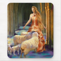 Welcoming the Lambs Mousepad