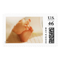 Welcoming The New Baby Annoucment Postage Stamps