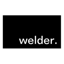 Welder Business Card