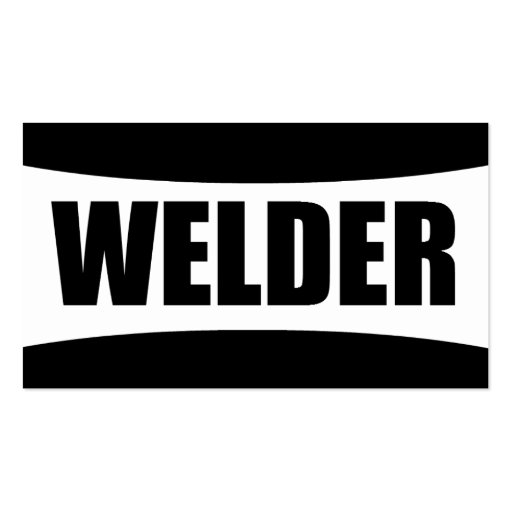 Welder Business Card