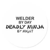 Welder Deadly Ninja by Night stickers by poorrichards Welder Deadly Ninja by Night stickers