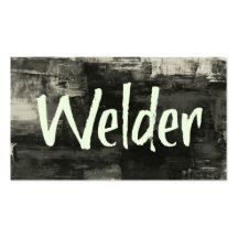 Welder Rustic Business Card