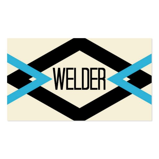 Welder Trendy Business Card